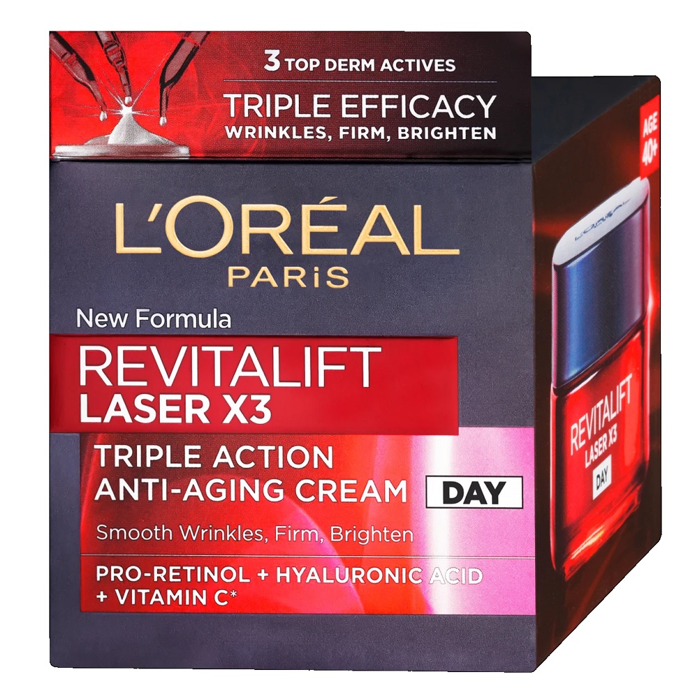 82897771704984677 Revitalift Laser X3 krem anti-aging o potrójnym działaniu na dzień 50ml - obrazek 1