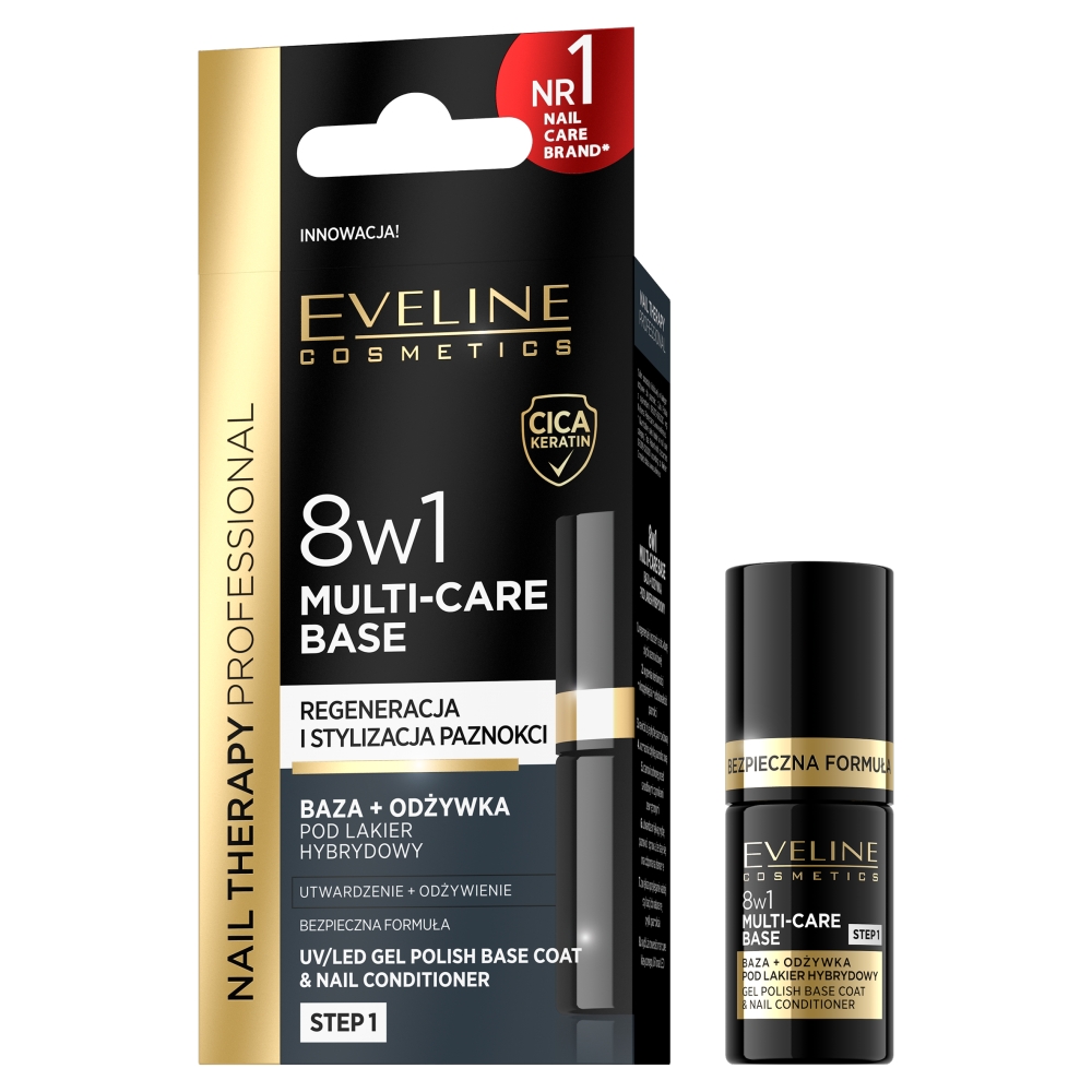 82910211647426746 Nail Therapy Professional 8w1 baza + odżywka do paznokci pod lakier hybrydowy 5ml - obrazek 1