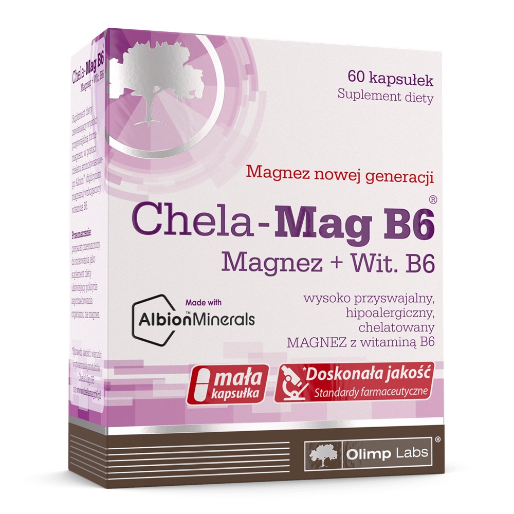82923331742984060 Chela-Mag B6 suplement diety 60 kapsułek - obrazek 1