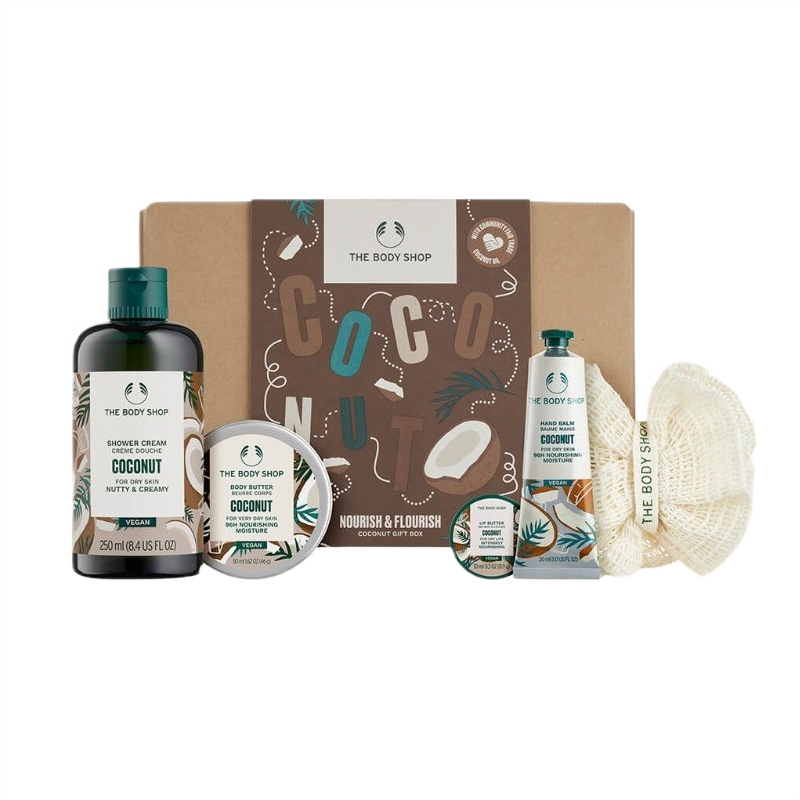 82934791730297434 Nourish & Flourish Coconut Gift Box zestaw prezentowy - obrazek 1