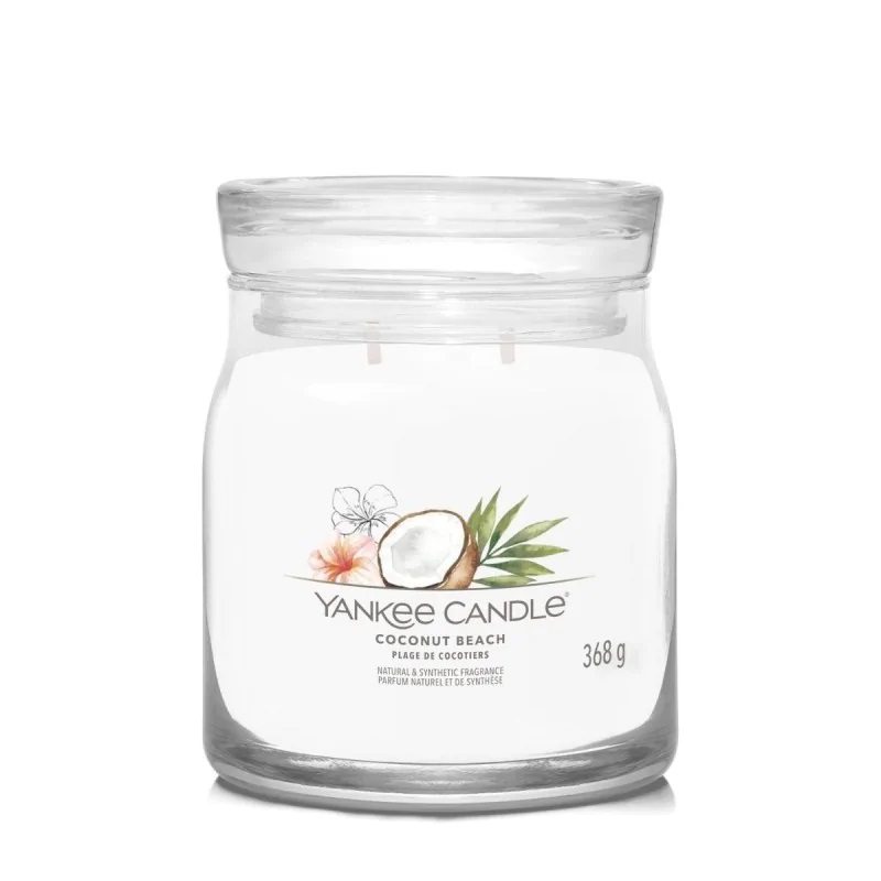 82985351747820801 Średnia świeca zapachowa Coconut Beach 368g - obrazek 1