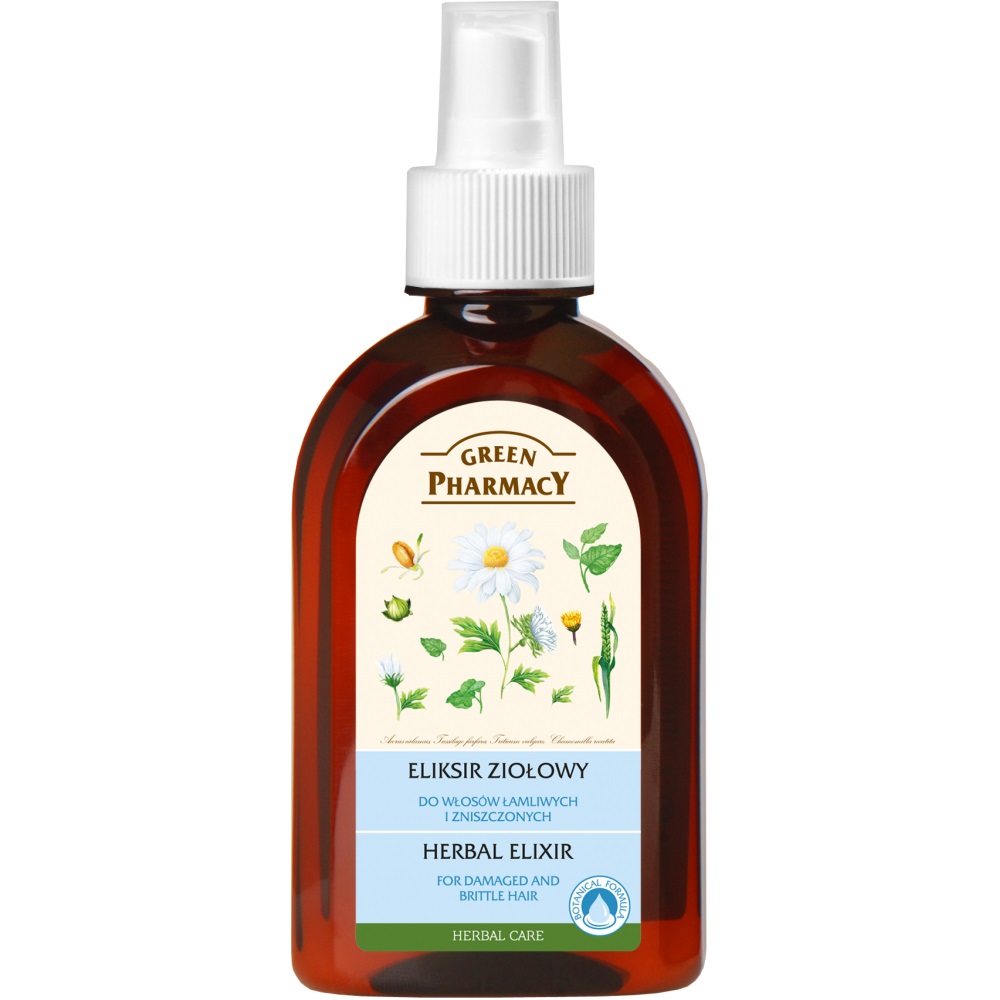 8301221621002545 Eliksir ziołowy do włosów łamliwych zniszczonych i farbowanych 250ml - obrazek 1