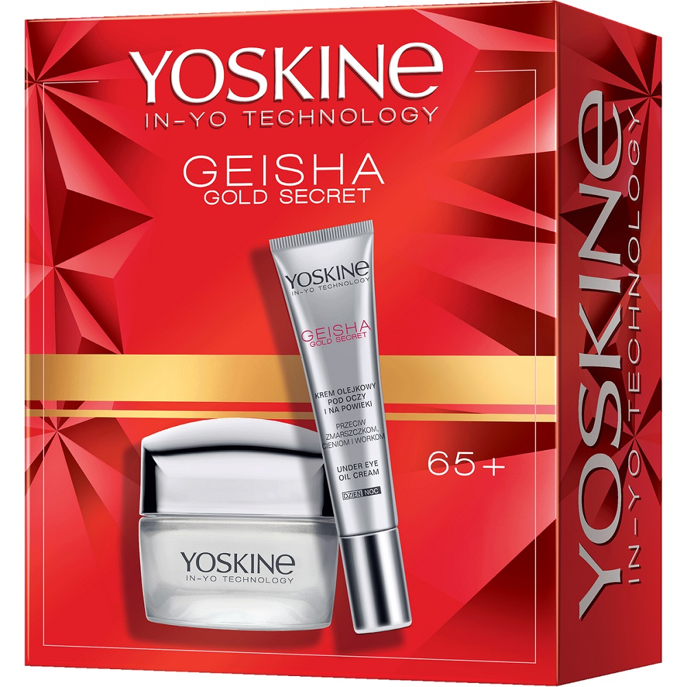 83029161704365873 Geisha Gold Secret zestaw krem na dzień i noc 65+ 50ml + krem pod oczy 15ml - obrazek 1