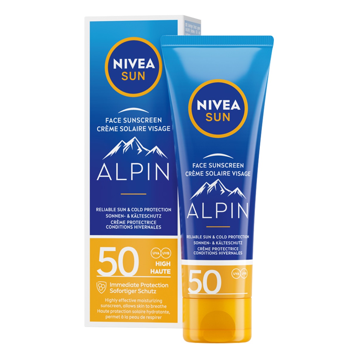 83068791776100916 Sun Alpin krem do twarzy z wysoką ochroną SPF50 50ml - obrazek 1