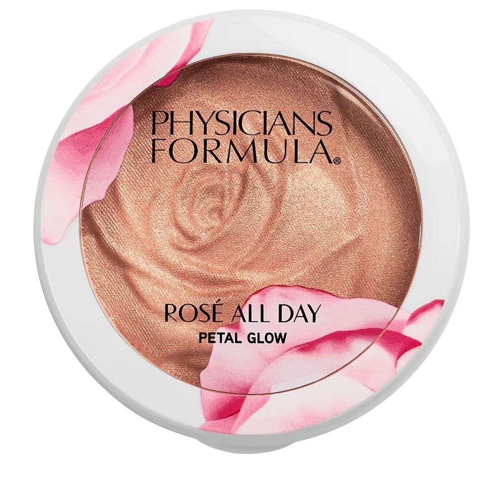 8311011652241932 Rose All Day Petal Glow rozświetlacz do twarzy i ciała Petal Pink 9.2g - obrazek 1