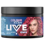 Live Colour&Care 5 minutowa koloryzująca i pielęgnująca maska do włosów Pink 150ml
