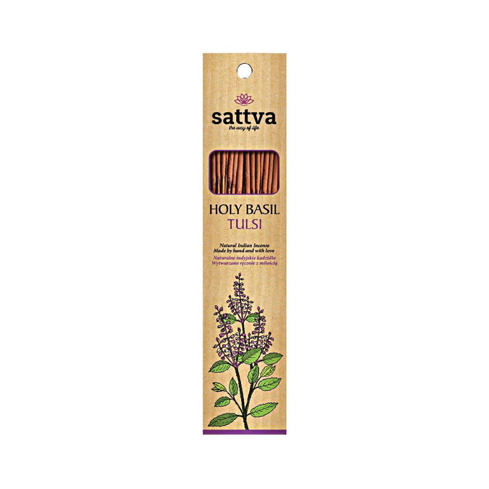 83142751662381835 Natural Indian Incense naturalne indyjskie kadzidełko Tulsi 15szt - obrazek 1