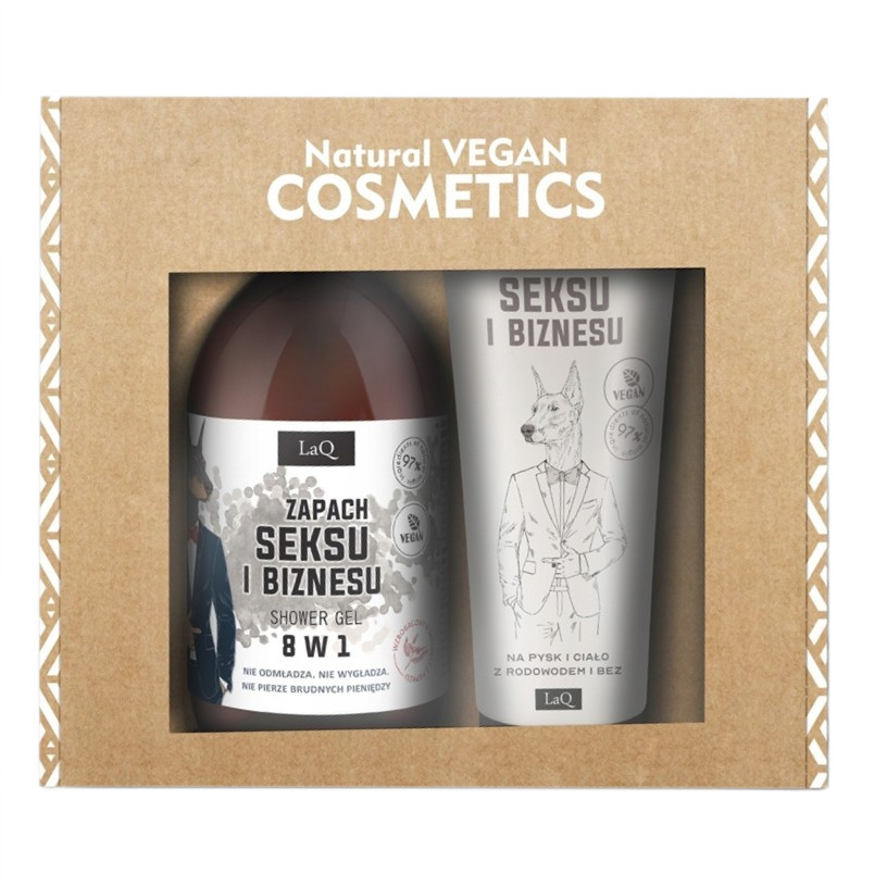 8317011753861541 Zapach Seksu i Biznesu zestaw żel pod prysznic 500ml + balsam do ciała w tubie 200ml - obrazek 1