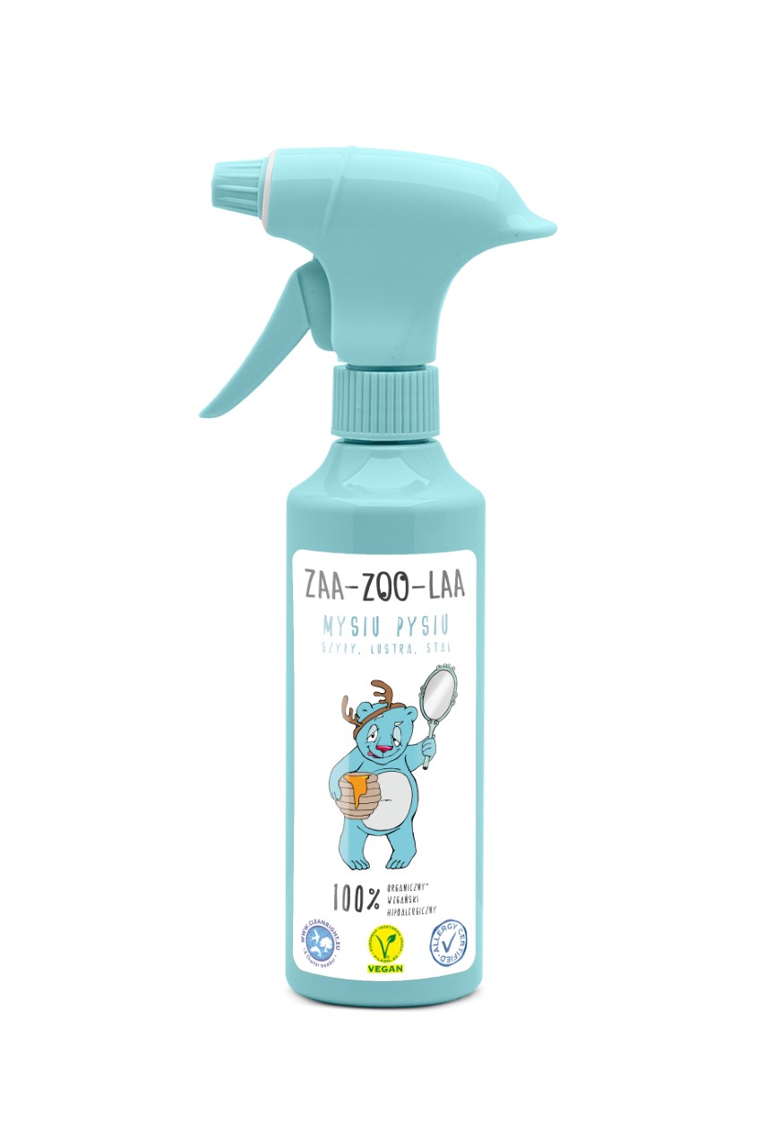 83197261611552894 Mysiu Pysiu płyn do czyszczenia szyb luster i stali 350ml - obrazek 1