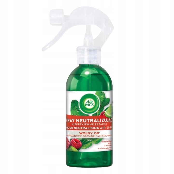 83301181648637548 Spray neutralizujący nieprzyjemne zapachy Orzeźwiające Maliny & Limonka 237ml - obrazek 1
