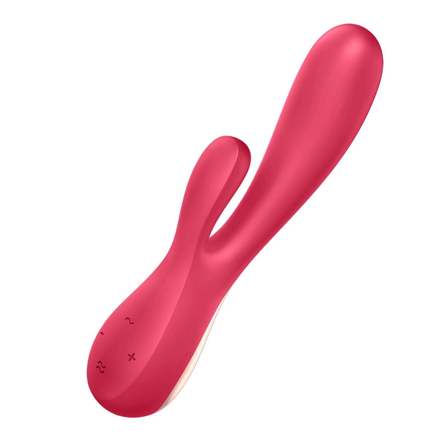 83314611636100525 Mono Flex stymulator łechtaczki i punktu G Red - obrazek 1