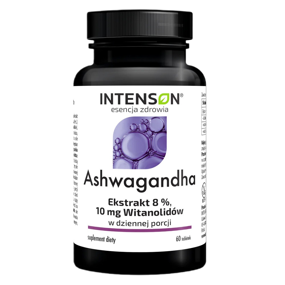 8332381733336185 Ashwagandha 10mg witanolidów suplement diety 60 tabletek - obrazek 1
