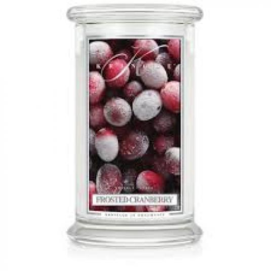 83437711631021497 Duża świeca zapachowa z dwoma knotami Cranberry 623g - obrazek 1
