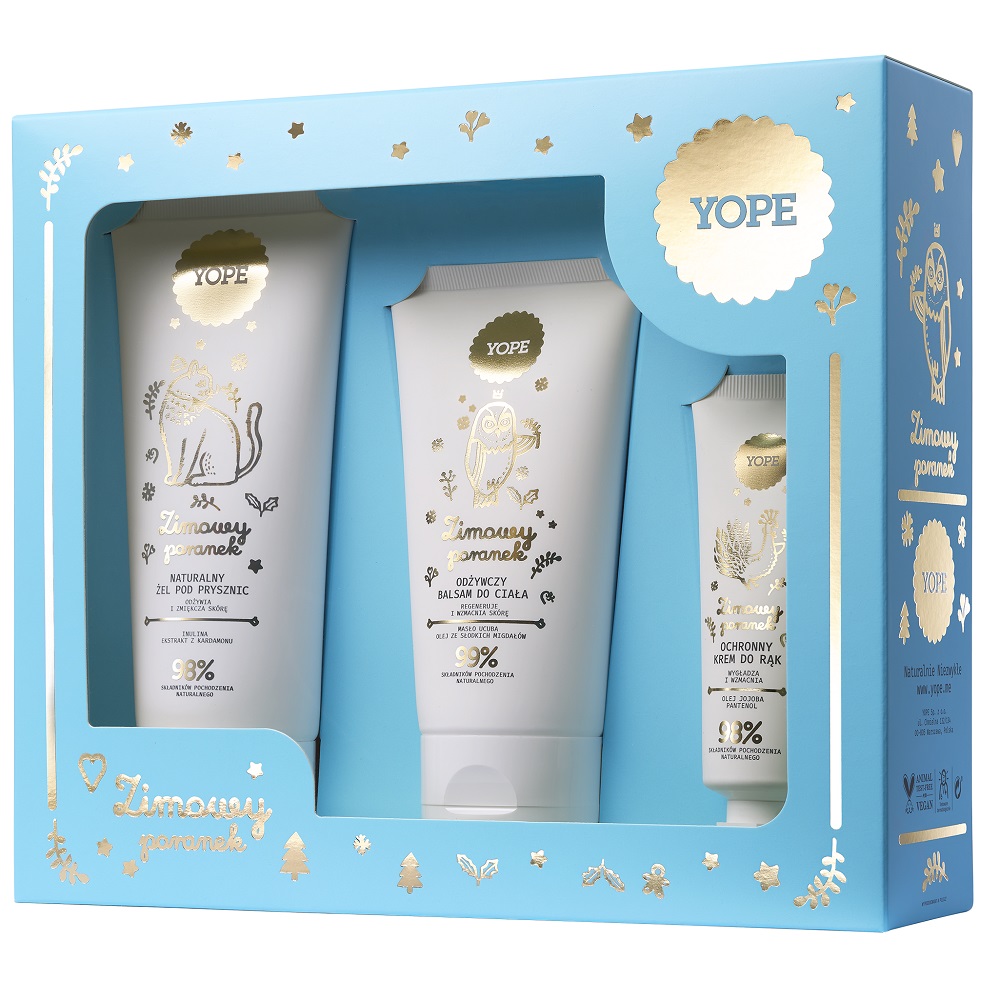 83470981732523291 Zimowy Poranek zestaw żel pod prysznic 200ml + balsam do ciała 150ml + krem do rąk 50ml - obrazek 1