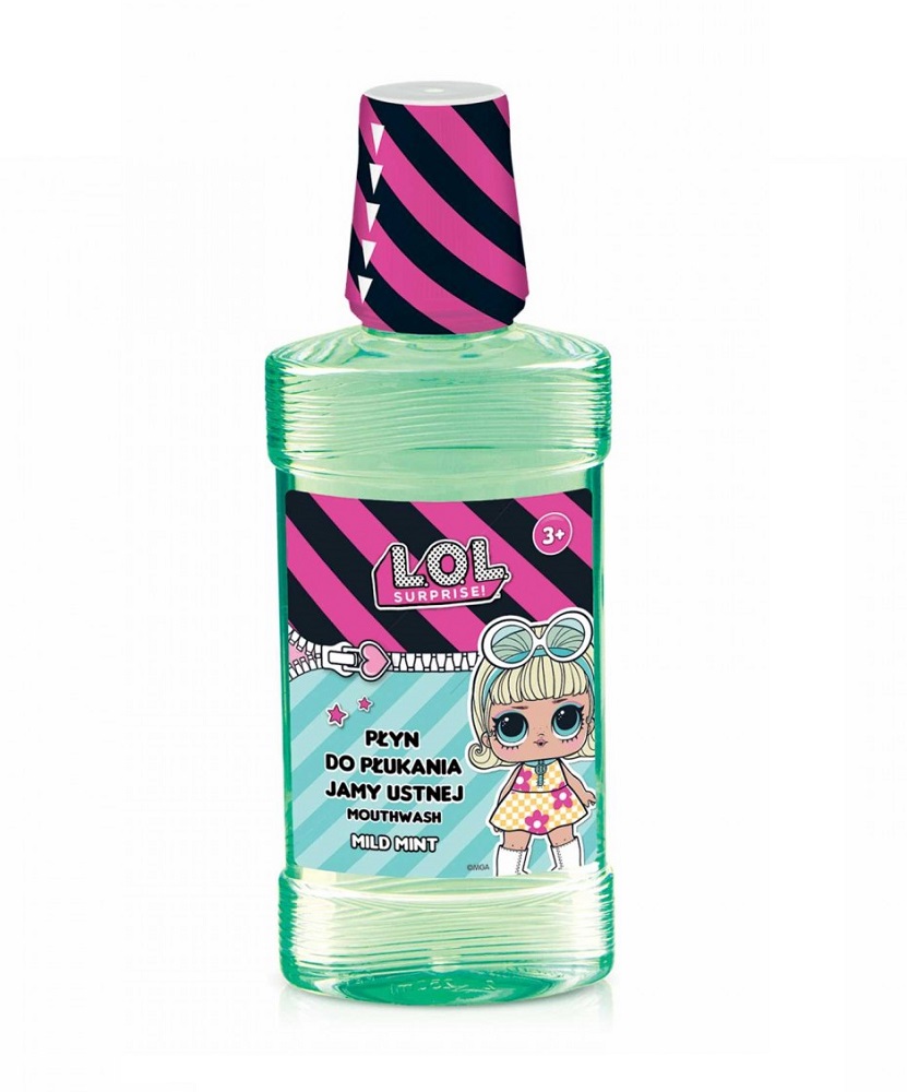 83577321634296300 Mouthwash 3+ płyn do płukania jamy ustnej Mild Mint 250ml - obrazek 1