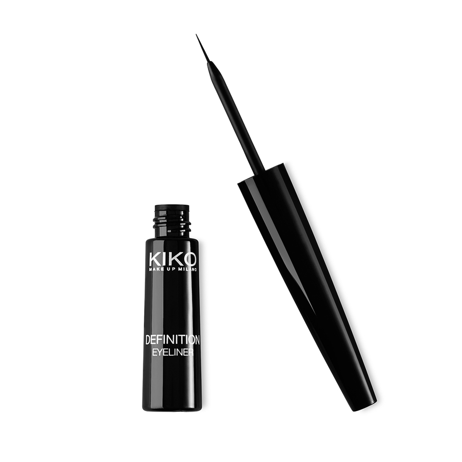 Definition Eyeliner Definition Eyeliner płynny eyeliner z aplikatorem w formie pędzelka Black 5ml - obrazek 1