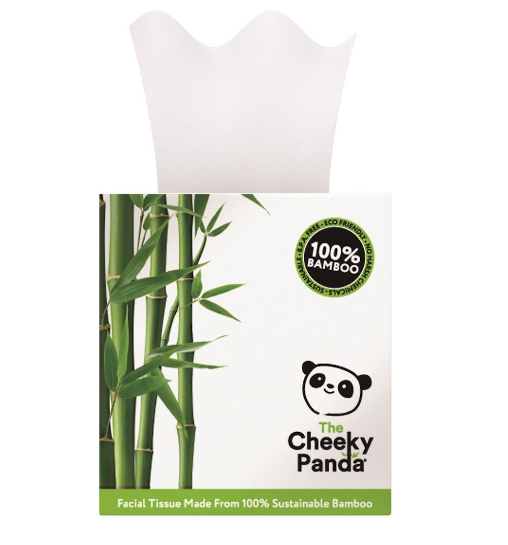 83839431594290859 Bamboo Facial Tissue bambusowe chusteczki uniwersalne pudełko kostka 56szt - obrazek 1