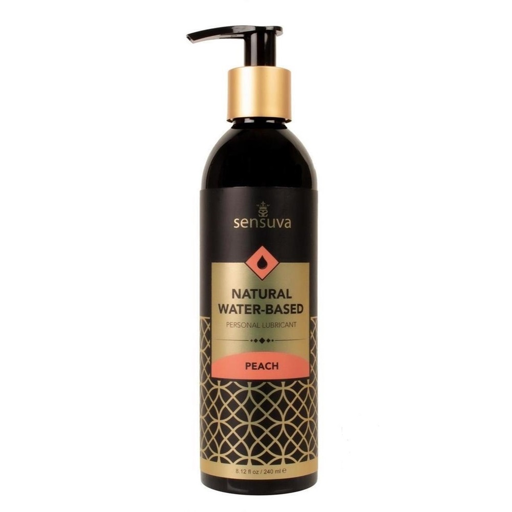 83961351713265629 Natural Water Based Personal Lubricant nawilżający lubrykant Peach 240ml - obrazek 1