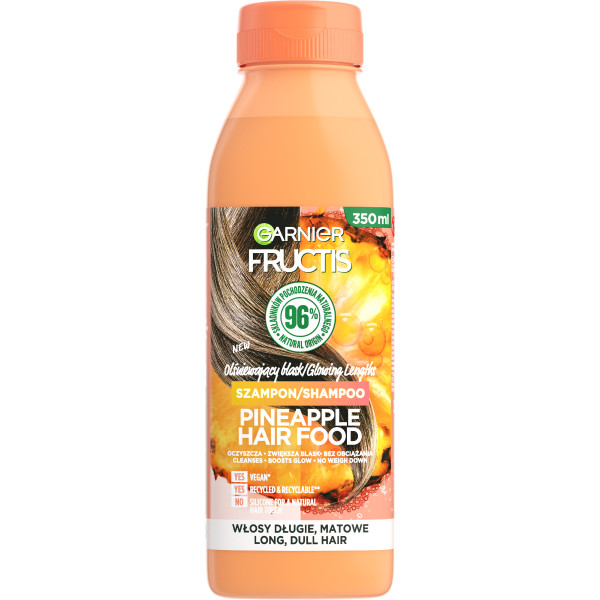 84119261676987956 Fructis Pineapple Hair Food szampon do włosów długich i matowych 350ml - obrazek 1