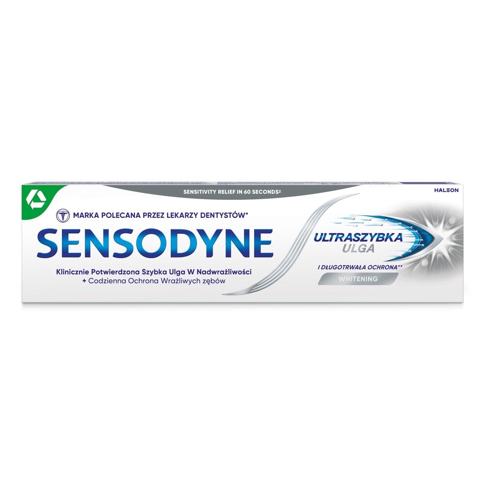 8412861758266817 Ultraszybka Ulga wybielająca pasta do nadwrażliwych zębów 75ml - obrazek 1