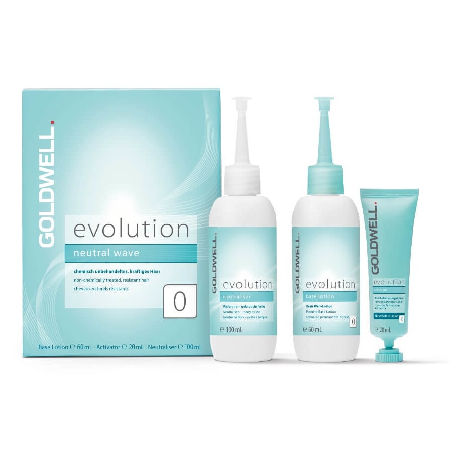 84201091672226658 Evolution Neutral Wave Typ 0 zestaw do ondulacji lotion bazowy 60ml + lotion aktywujący 100ml + utrwalacz 20ml - obrazek 1