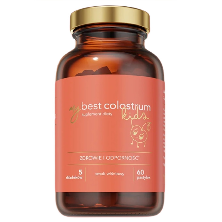 84283201725958509 MyBestColostrum Kids suplementy diety 60 pastylek - obrazek 1