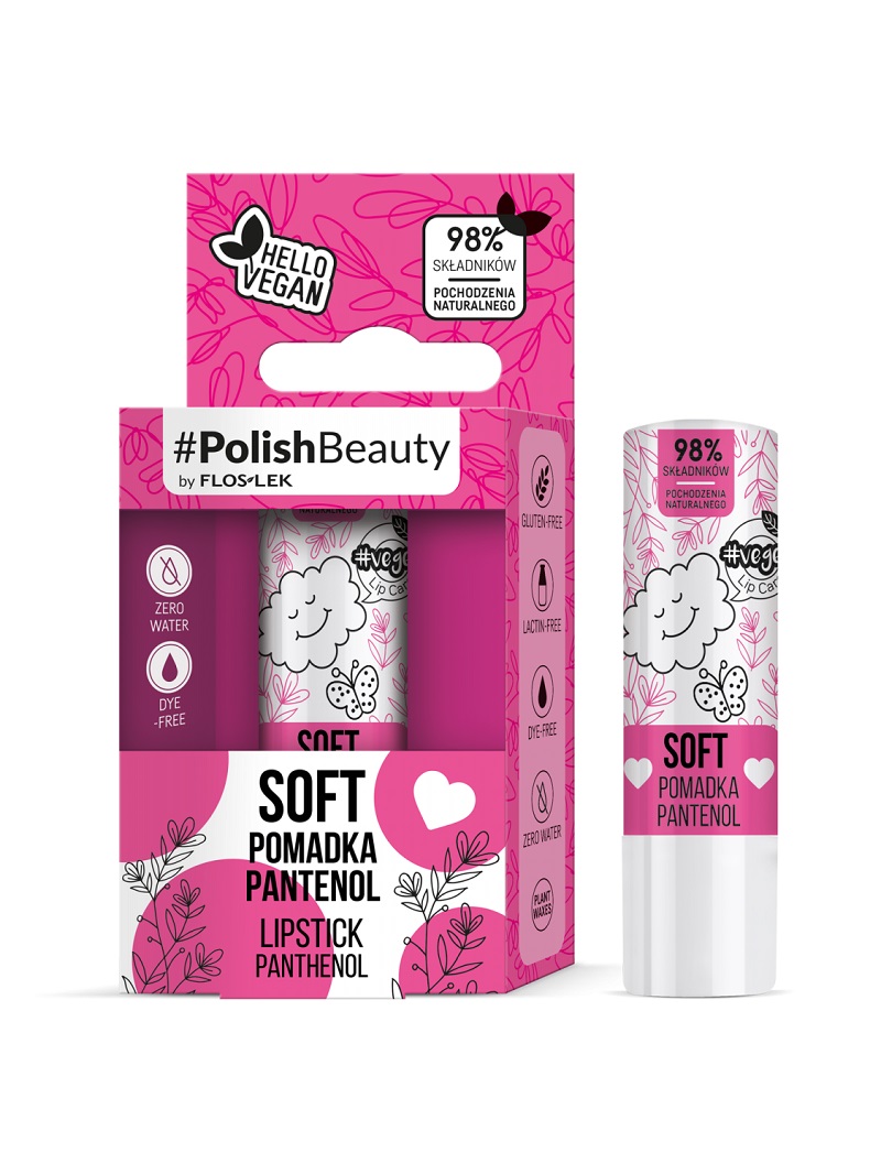 8443011645799404 Vege Lip Care Soft wegańska pomadka do ust Pantenol 4.1g - obrazek 1