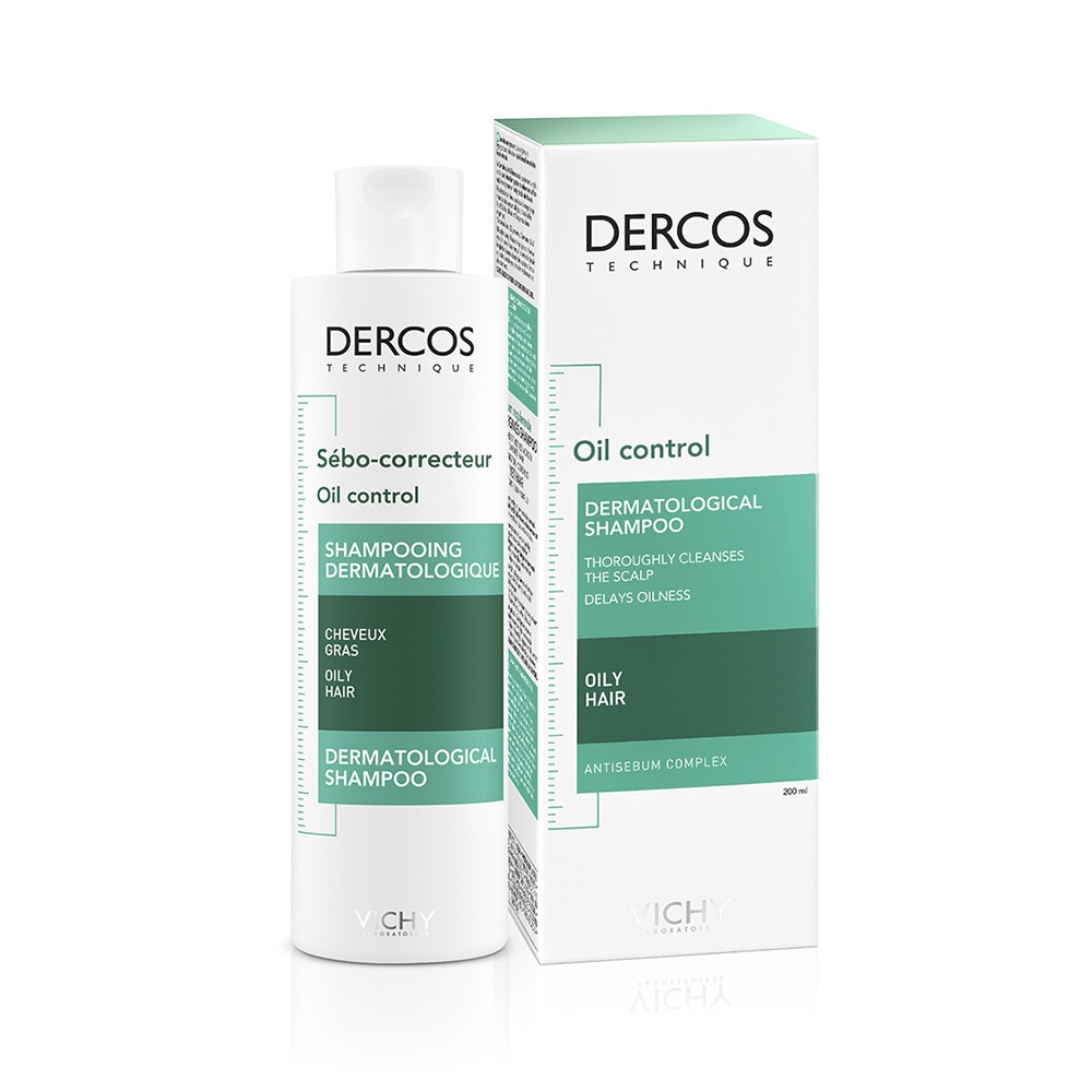 84456421658493324 Dercos Oil Control Shampoo szampon do włosów przetłuszczających się 200ml - obrazek 1