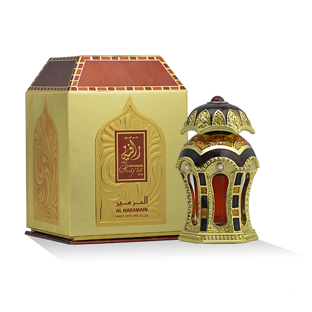 84472421633427726 Rafia Gold For Women olejek perfumowany 20ml - obrazek 1