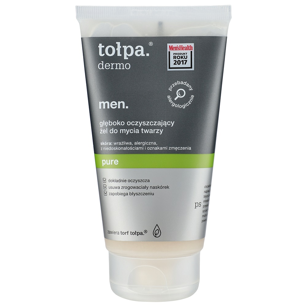 8450421726551849 Dermo Men Pure głęboko oczyszczający żel do mycia twarzy 150ml - obrazek 1