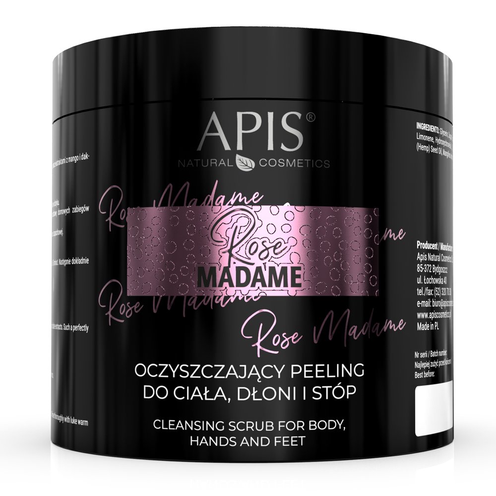84521231651039357 Rose Madame oczyszczający peeling do ciała dłoni i stóp 700g - obrazek 1