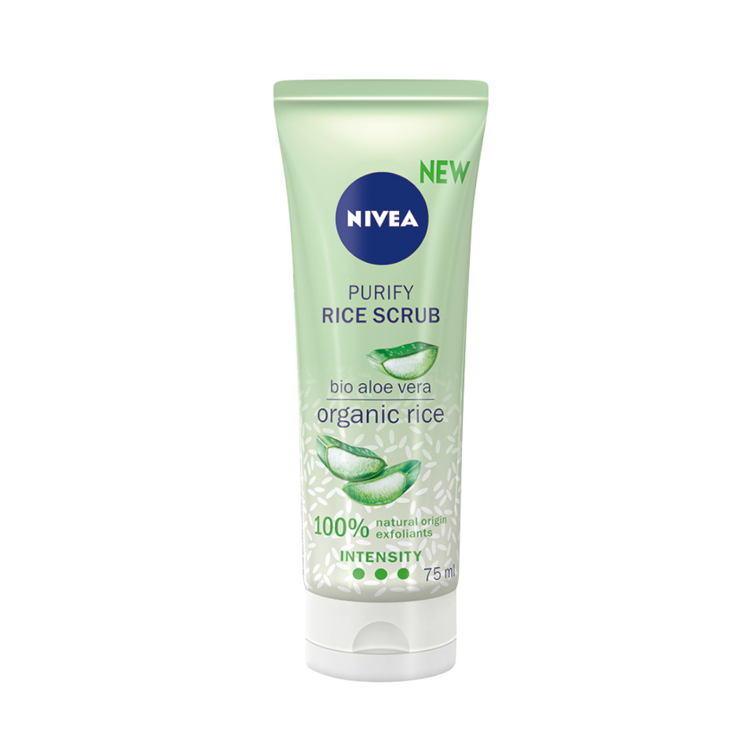 84600871652327359 Purify Rice Scrub peeling ryżowy do twarzy z bio aloesem 75ml - obrazek 1