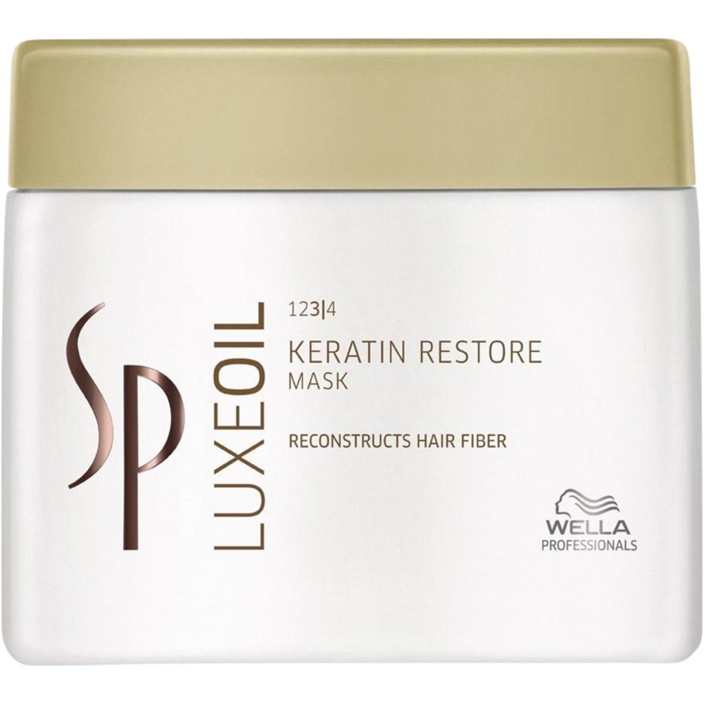 84607871650470682 SP Luxe Oil Keratin Restore Mask maska odbudowująca do wszystkich rodzajów włosów 400ml - obrazek 1