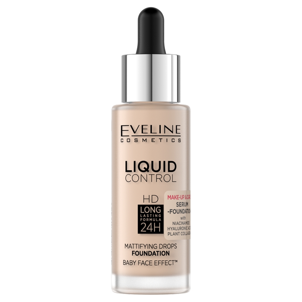 8462951680693356 Liquid Control HD matujący podkład do twarzy z niacynamidem 002 Soft Porcelain 32ml - obrazek 1