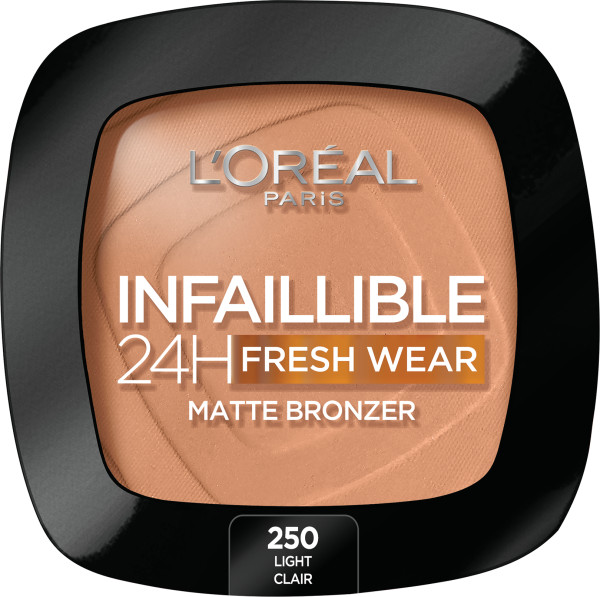 84634331659703677 Infaillible 24H Fresh Wear Soft Matte Bronzer matujący bronzer do twarzy 250 Light 9g - obrazek 1