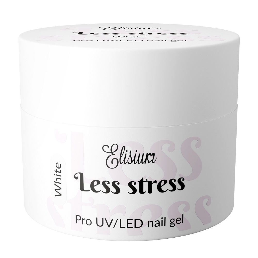 84642631698641529 Less Stress Builder Gel żel budujący White 40ml - obrazek 1