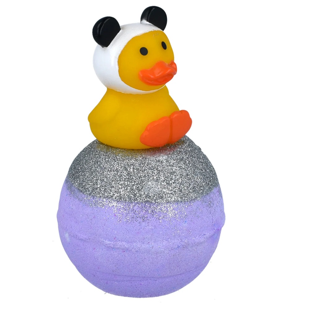 84697641761057353 Quack Fu Panda Bath Blaster kula do kąpieli z zabawką 100g - obrazek 1