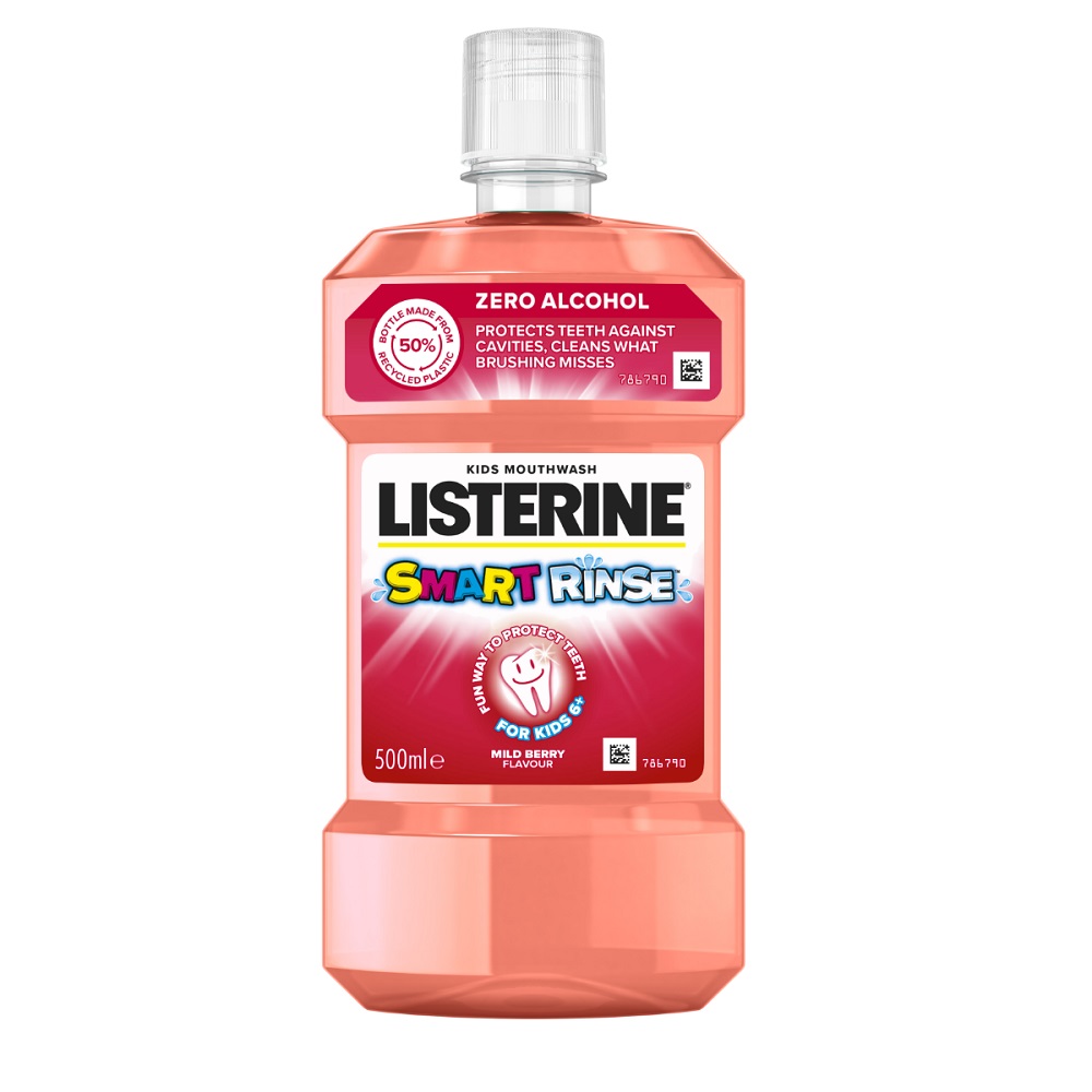 84706511710484743 Smart Rinse płyn do płukania jamy ustnej dla dzieci Berry 500ml - obrazek 1