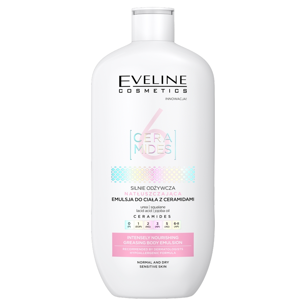 84737651688623339 6 Ceramides silnie odżywcza natłuszczająca emulsja do ciała 350ml - obrazek 1