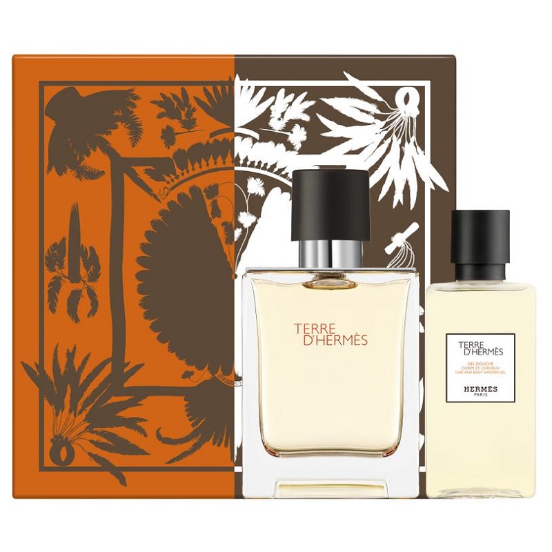 84742941724922373 Terre D'Hermes zestaw woda toaletowa spray 50ml + żel pod prysznic 40ml - obrazek 1