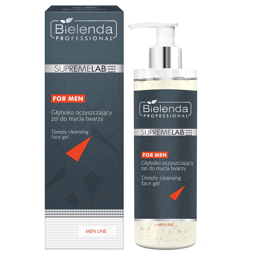 85138631665395363 SupremeLab Men Line głęboko oczyszczający żel do mycia twarzy 200ml - obrazek 1