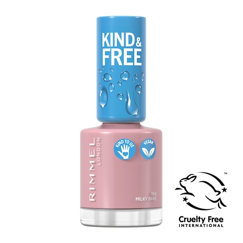 85177551665579130 Kind & Free wegański lakier do paznokci 154 Milky Bare 8ml - obrazek 1