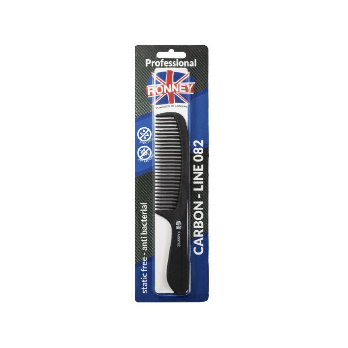 85205581621501351 Professional Carbon Comb Line 082 grzebień do włosów L195mm - obrazek 1