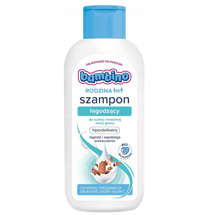 85255671677044120 Rodzina szampon łagodzący do suchej i wrażliwej skóry głowy 400ml - obrazek 1