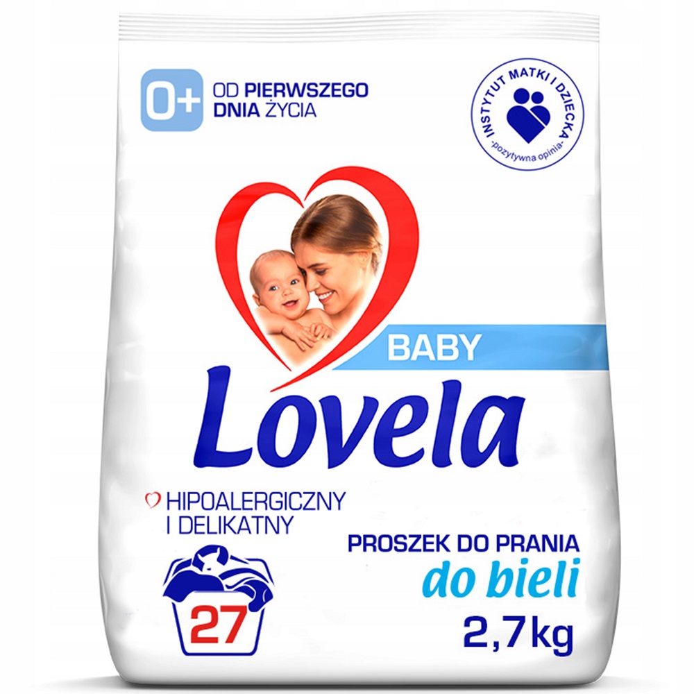 85319881648724799 Baby hipoalergiczny proszek do prania ubranek niemowlęcych i dziecięcych do bieli 2.7kg - obrazek 1