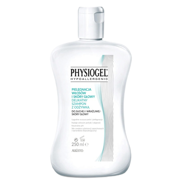 85325771730112043 Delikatny szampon z odżywką do suchej i wrażliwej skóry głowy 250ml - obrazek 1
