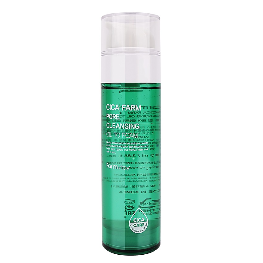 85328221737628319 Cica Farm Pore Cleansing Oil to Foam oczyszczający olejek w piance 115ml - obrazek 1