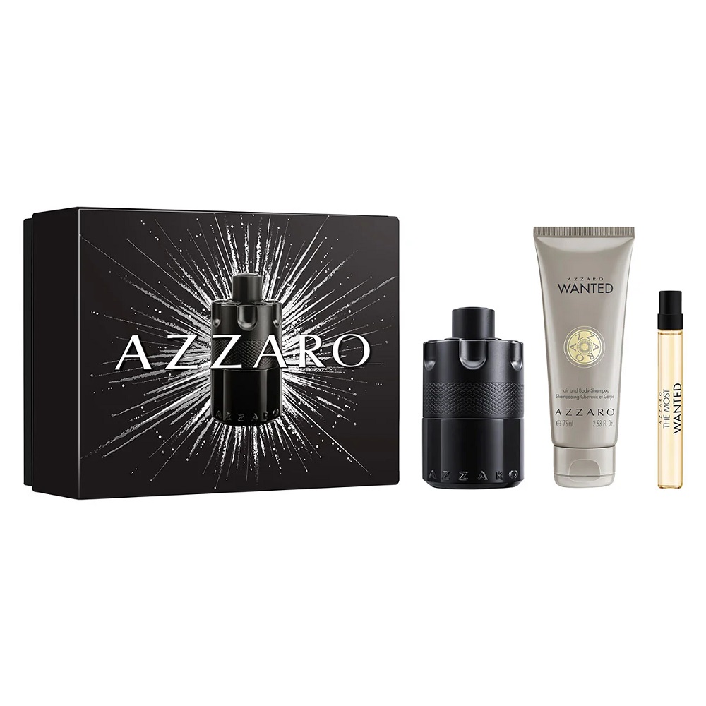 85329351730103135 The Most Wanted Intense zestaw woda perfumowana spray 100ml + woda perfumowana spray 10ml + żel pod prysznic 75ml - obrazek 1