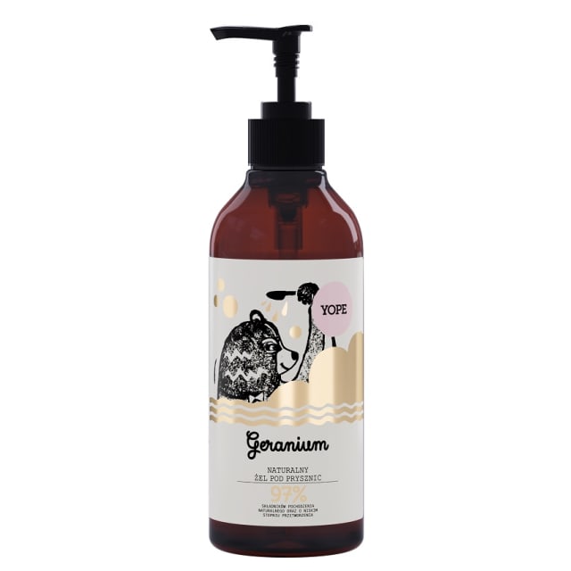 85330271665473586 Naturalny żel pod prysznic Geranium 400ml - obrazek 1