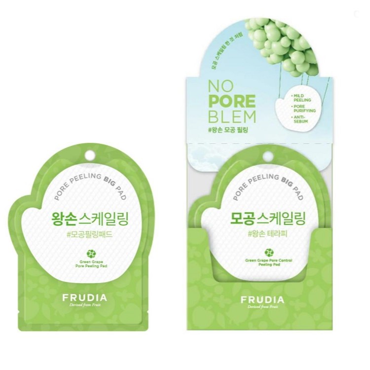 85351951706271243 Green Grape Pore Peeling Pad jednorazowy płatek złuszczający na bazie ekstraktu z winogron 1ml - obrazek 1